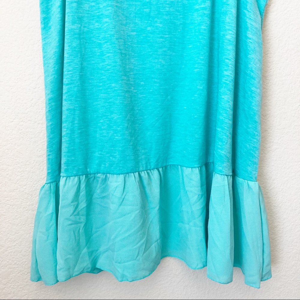 Umgee Ruffle Racerback Tank Top - Picture 3 of 5